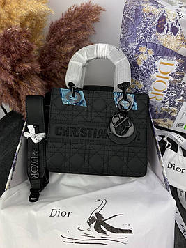 Dior Lady Total Black Logo