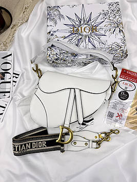 Dior Saddle White Texture