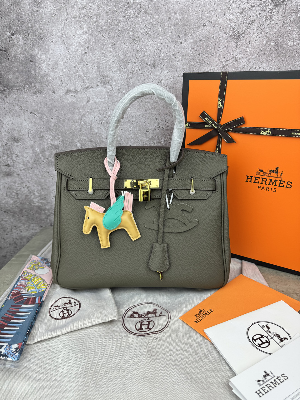 Hermes Birkin Grey