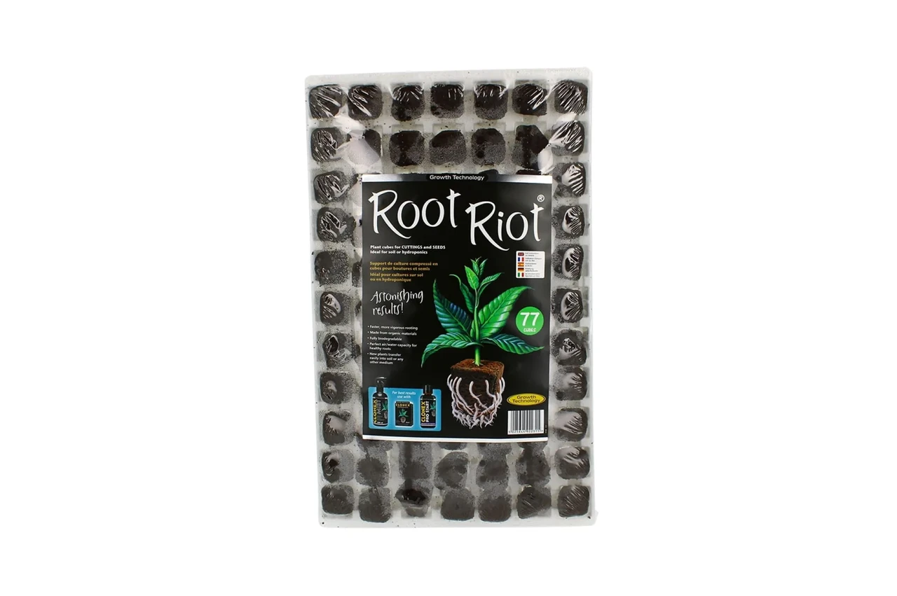 Root Riot Спонжі для клонування і пророщування насіння Growth Technology (77 шт.)