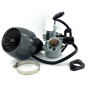 Карбюратор квадроциклу ATV 110 125 кубів дросель 19 мм фільтр та прокладки