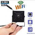 Металева IP Wi-Fi мінікамера HQcam WI-FI 5Mp pinhole Onvif, AP Hotspot. CamHi Pro, фото 3