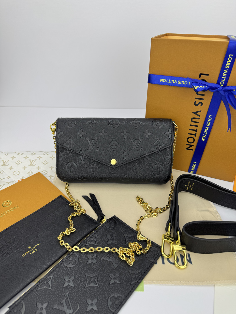 Louis Vuitton Felicie Pochette Black