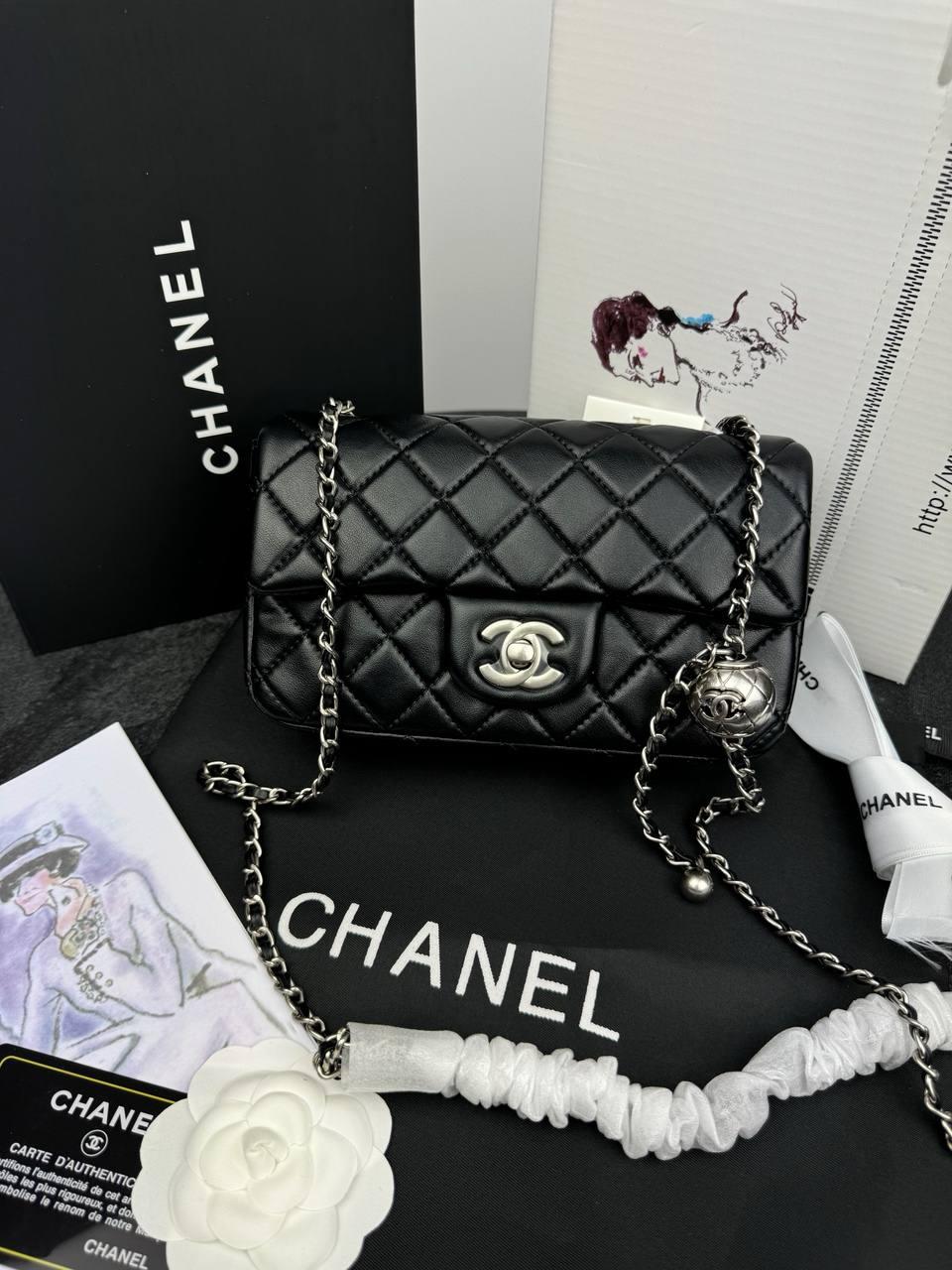 Chanel Black Silver