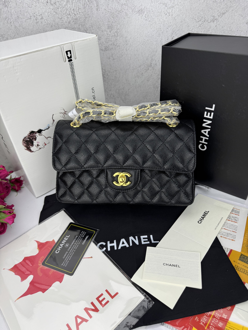 Chanel Black Gold Texture