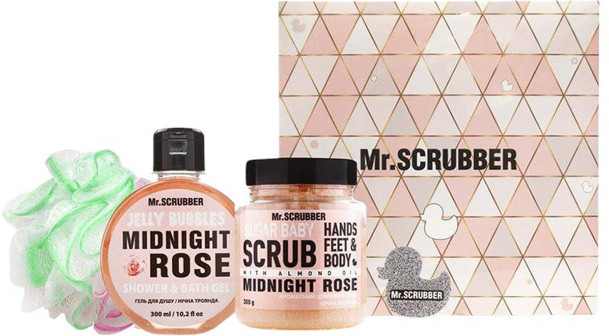 Набір Mr. Scrubber Midnight Rose, 3 шт (4820200377605), фото 1