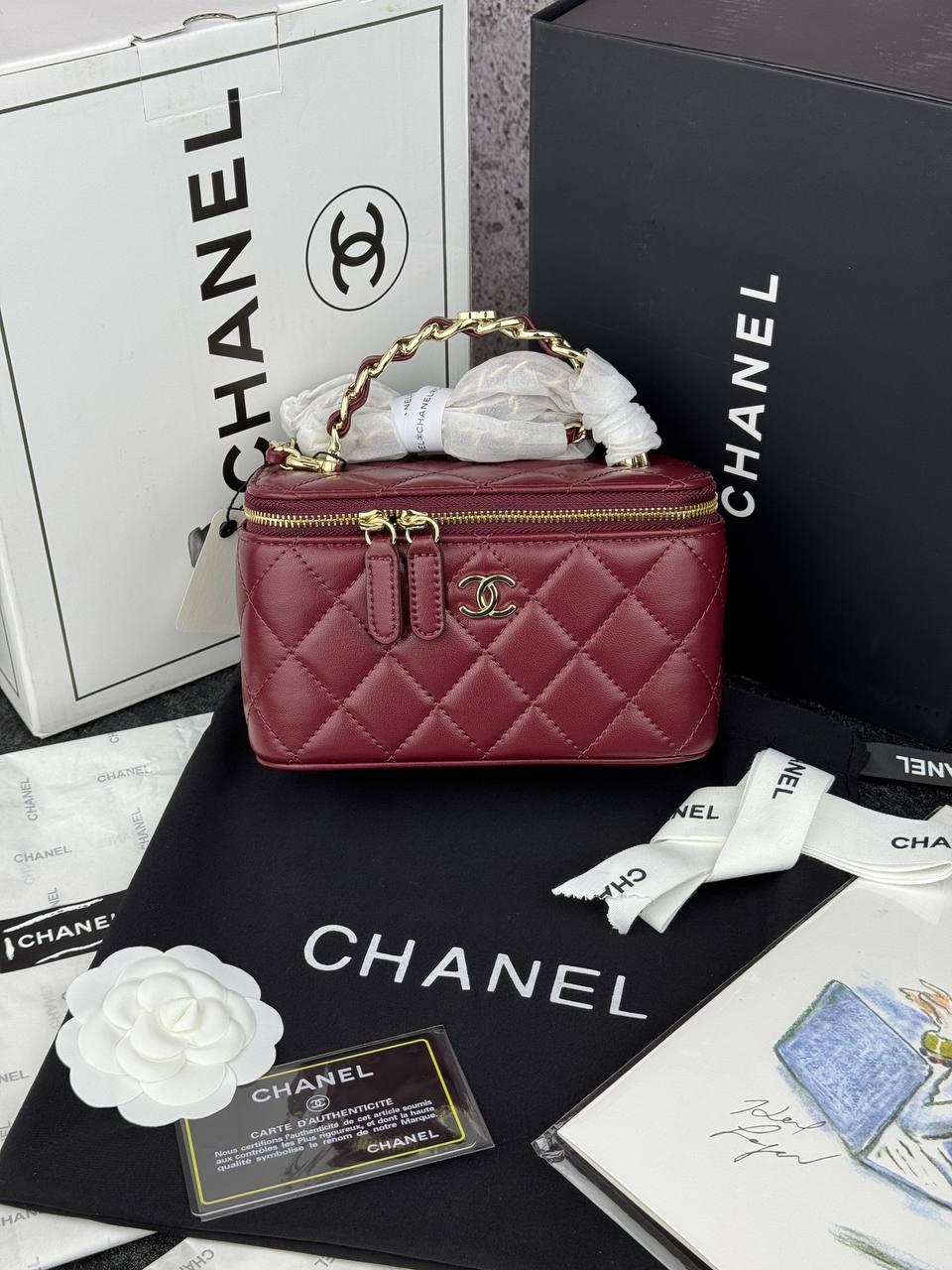 Chanel Burgundy Gold (з дзеркалом)