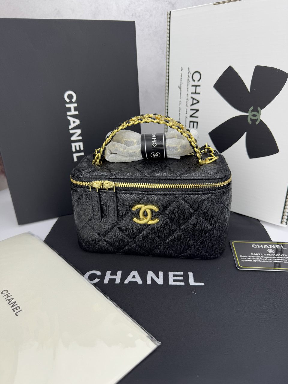 Chanel Black Gold Texture