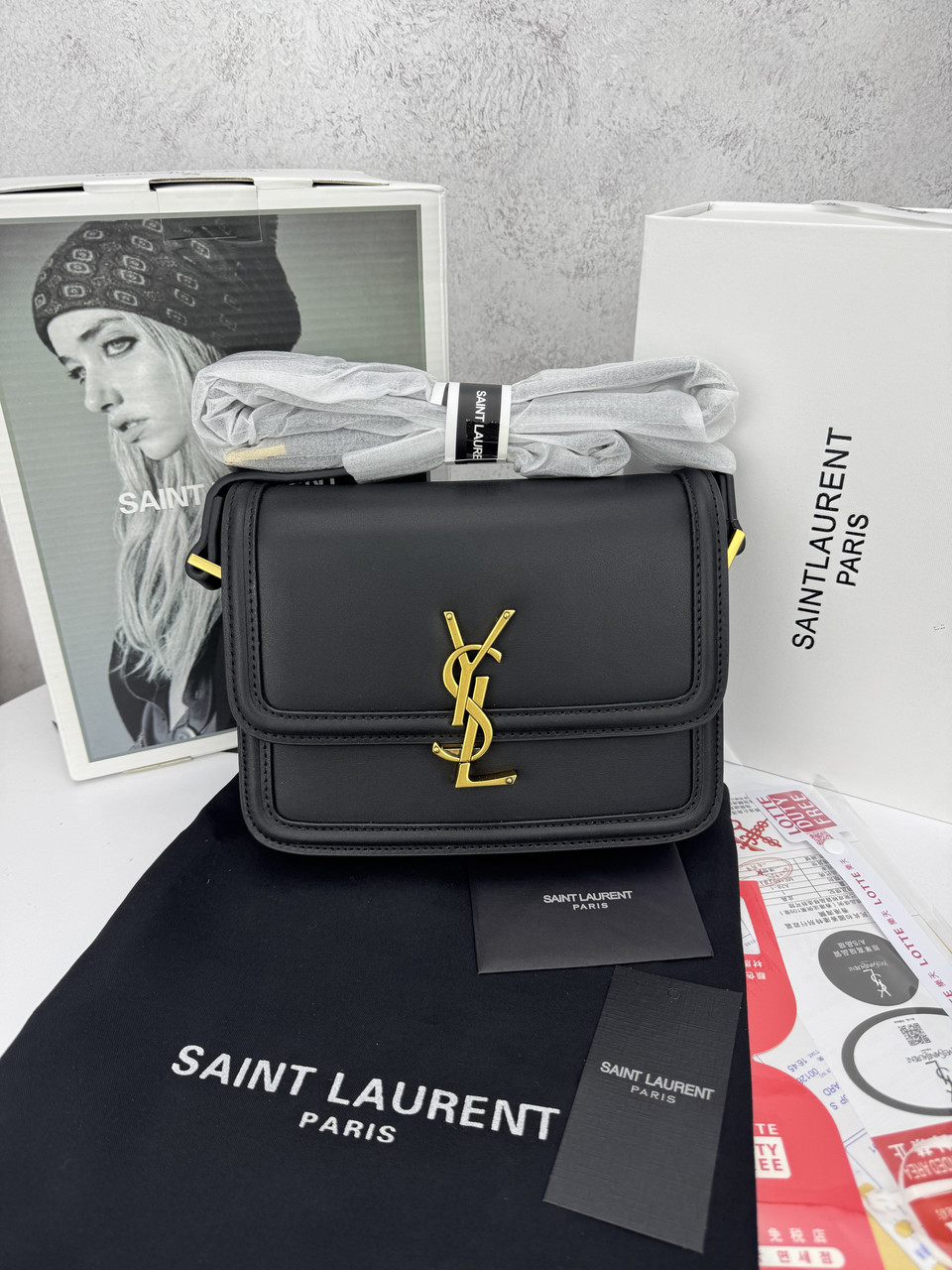 Yves Saint Laurent Solferino Black Gold