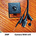 Металева IP Wi-Fi мінікамера HQcam WI-FI 5Mp pinhole Onvif, AP Hotspot. CamHi Pro, фото 9
