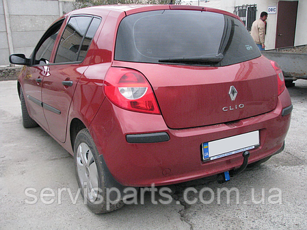 Фаркоп Renault Clio III 2005-2012 (Рено Кліо 3, окрім Турція) без підрізу бампера, фото 1