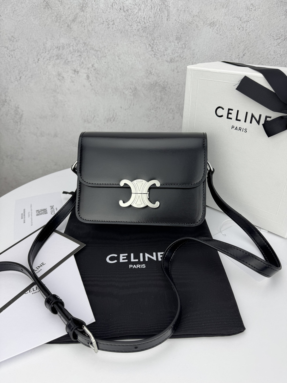 Celine Black Silver