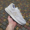 Чоловічі кросівки New Balance 574 Legacy Beige Бежеві Взуття Нью Беланс 574 Легезі замша текстиль демісезон, фото 3