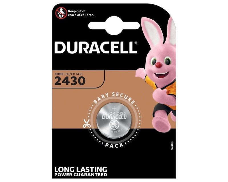 Батарейка Duracell CR2430 3V літієва (ціна за 1 шт)
