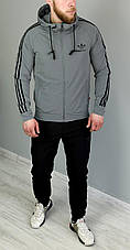 9303 Adidas Темно-сірий, фото 3