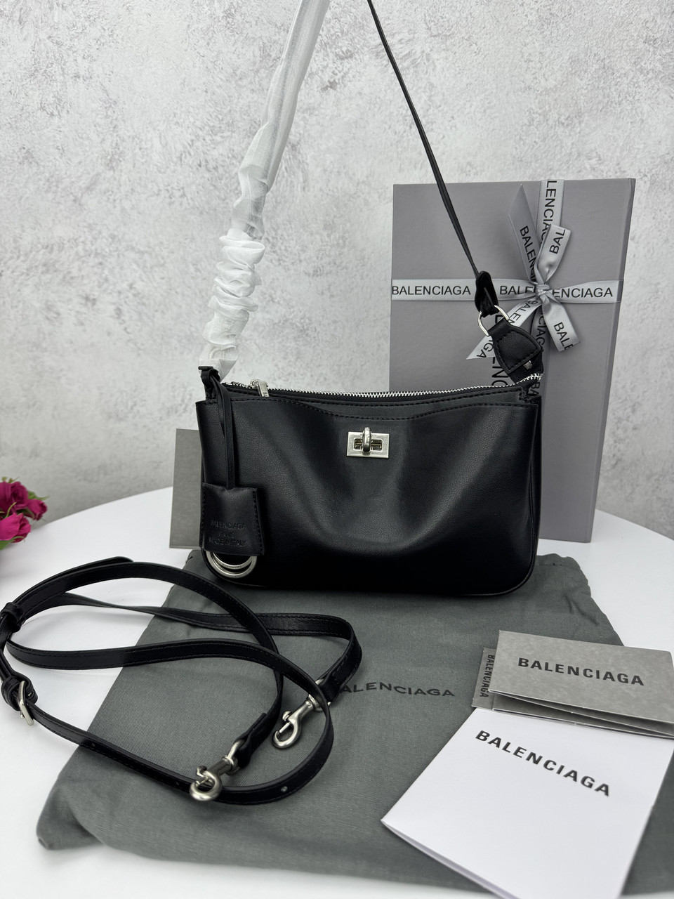 Balenciaga Rodeo mini Black Silver