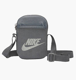 Спортивна сумка через плече Nike HERITAGE BA5871-084, Сірий, Розмір (EU) — 1SIZE