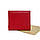 Жіночий маленький гаманець натуральна шкіра червоний Арт.2206-037M-1 red GENUINE LEATHER (54), фото 3