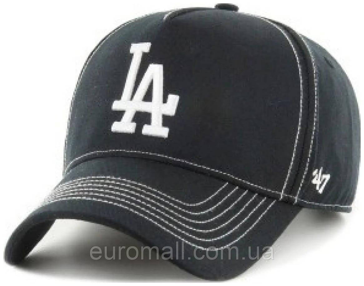 Кепка MVP 47 Brand LOS ANGELES DODGERS CONTRAST S чорний Унісекс One Size, фото 1