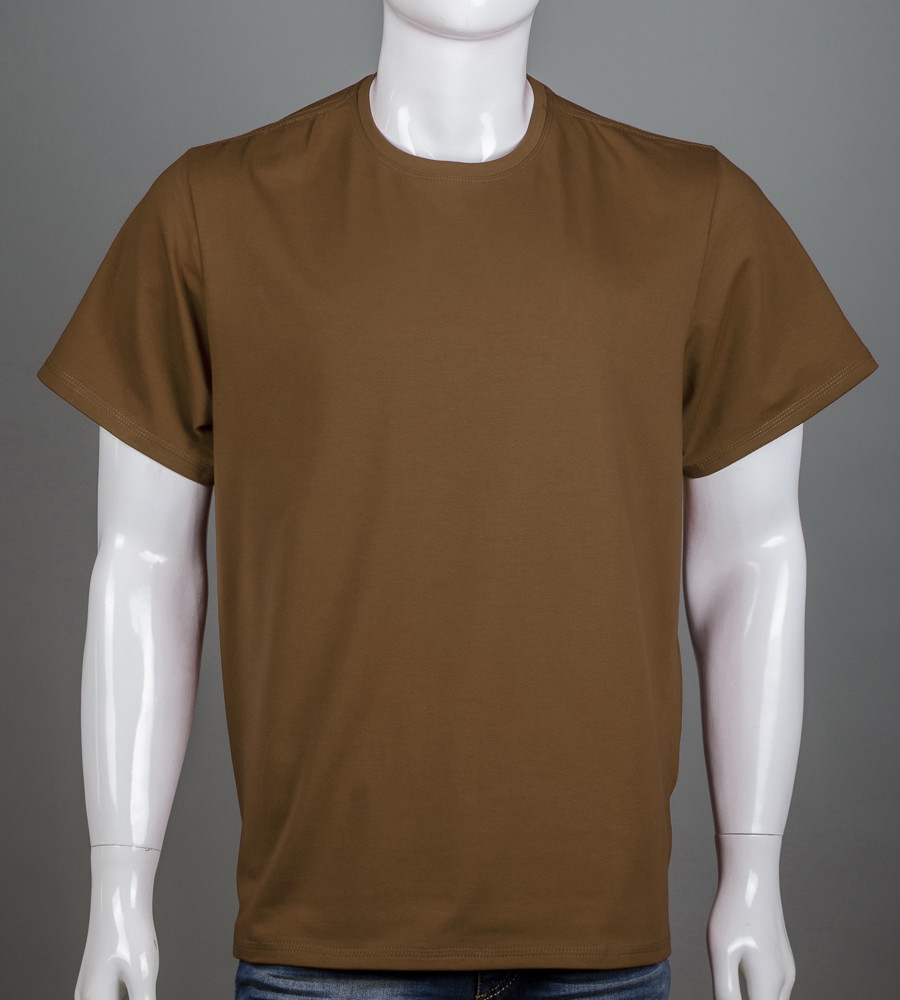 Футболка батал Однотонна Кориця 2300б, 4XL (1шт)