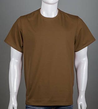 Футболка батал Однотонна 2300б (Уп.4шт 3XL,4XL), Кориця