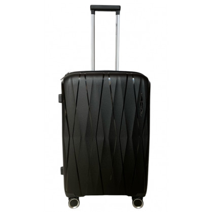 Велика валіза поліпропілен чорна (105 л) Арт.51103 black (L) Madisson Французька