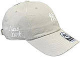 Кепка 47 Brand NEW YORK YANKEESFOUNDATION сірий Унісекс One Size, фото 2