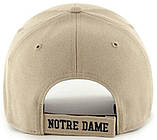 Кепка MVP 47 Brand NOTRE DAME бежевий Унісекс One Size, фото 2