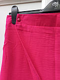 Костюм літній ллянний жіночий малиновий 50\52, фото 7