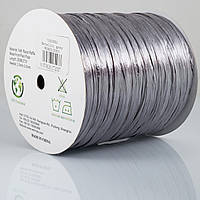 Рафія ISPIE (Іспі) Metallic gray/Сірий металік Рафія для в'язання капелюхів і сумок