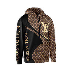 Худі чоловіче з принтом «Луї Віттон. Розкішний вибір. Louis Vuitton. Lux Choice»