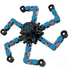 Спінер Fingertip з деформованим ланцюгом, механічним спіральним твістером і гіроскопом, фото 1