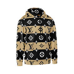 Худі чоловіче з принтом «Луї Віттон. Королівський патерн. Louis Vuitton. Royal pattern»