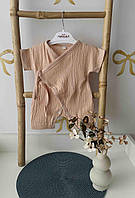 Комбінезон-кімоно для новонародженого, дитячий комбінезон з мусліну, муслінове кімоно для малюка Angelok-child