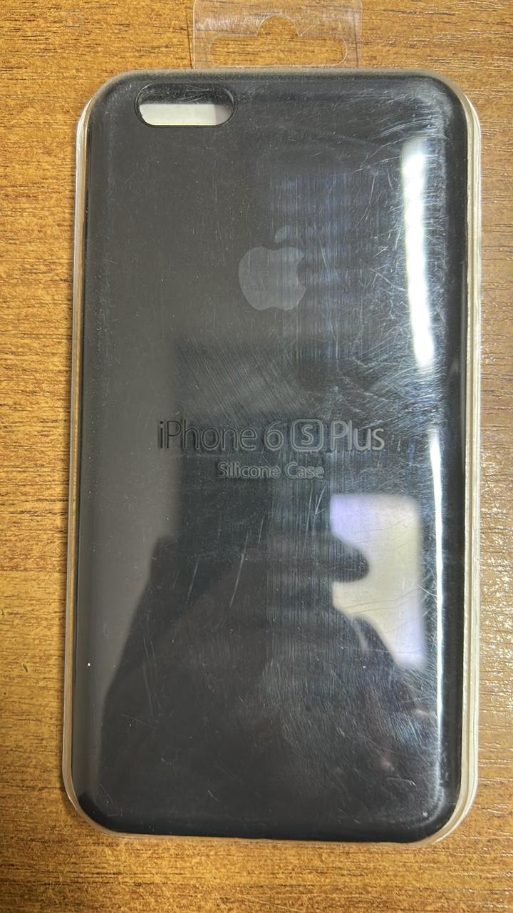 Чохол-накладка Silicone Case Original Full Cover для iPhone 6 Plus/6S Plus- №18 чорний, фото 1