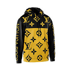 Худі чоловіче з принтом «Луї Віттон. Золотий люкс. Louis Vuitton. Golden Luxe»