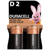 Оригінал! Батарейка Duracell D LR20 лужна 2шт. в упаковці (81545439/5005987/5014435) - Вища Якість!