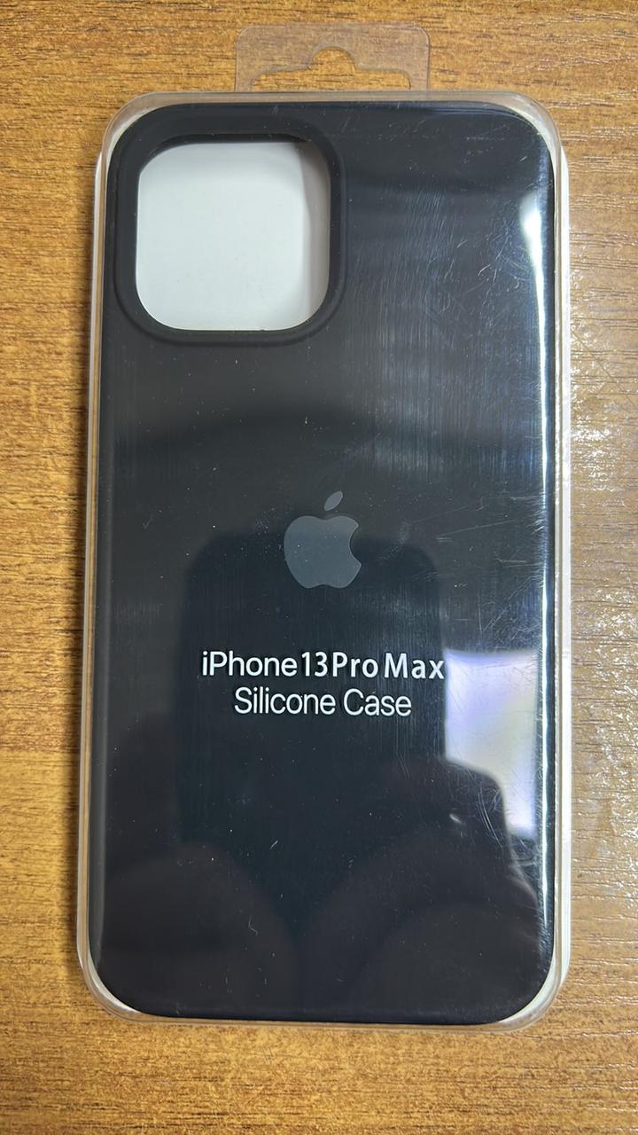 Чохол-накладка Silicone Case Original Full Cover для iPhone 13 Pro Max 6.7"- чорний