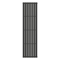 Вертикальний радіатор Ellipse 480х1800-8, anticor, чорний муар