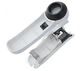 Лупа ручна MG6B-C з LED-підсвіткою, 20Х збільшення, діаметр 21 мм, лінза скло, фото 3