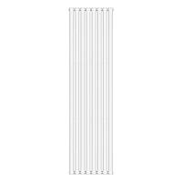 Вертикальний радіатор Ellipse Double 480х1800-8, anticor, білий