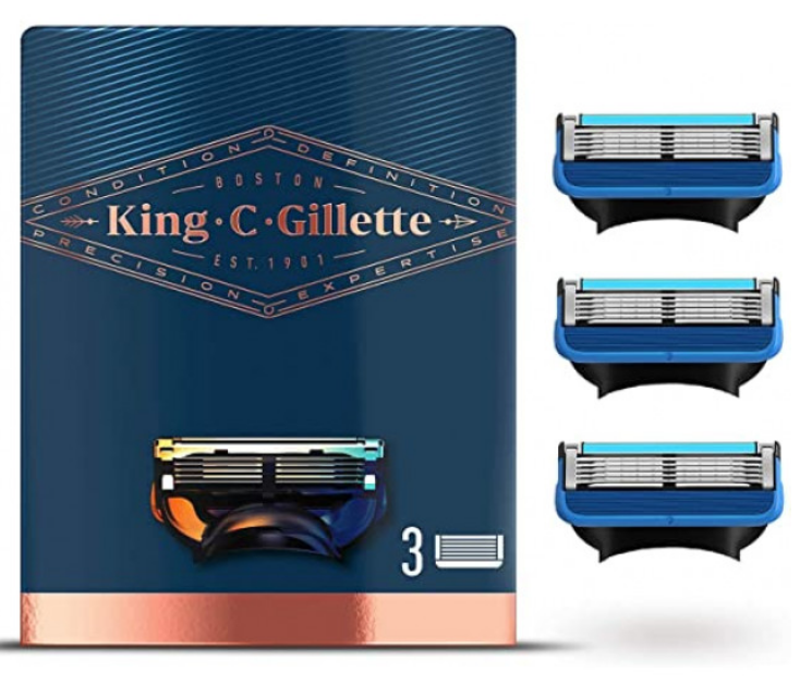 Змінні картриджі для гоління (Леза) Gillette King C 3шт
