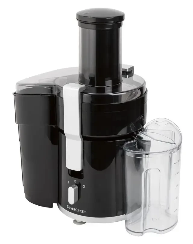 Соковижималка SilverCrest SFE 450 C3 Black (450 Вт, 30 хвилин роботи, великий завантажувальний отвір)