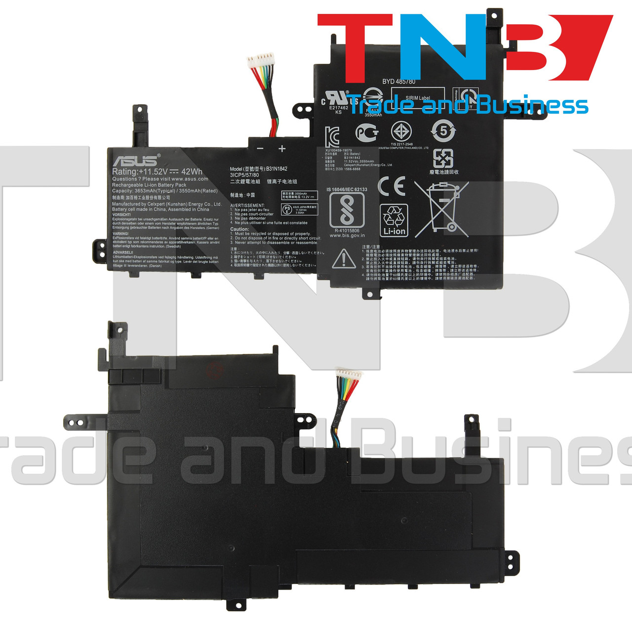Батарея ASUS VivoBook S531FA-BQ042C S531FA-BQ080T S531FL-BQ094T S531FA-BQ126 11.52V 3653mAh ОРИГІНАЛ