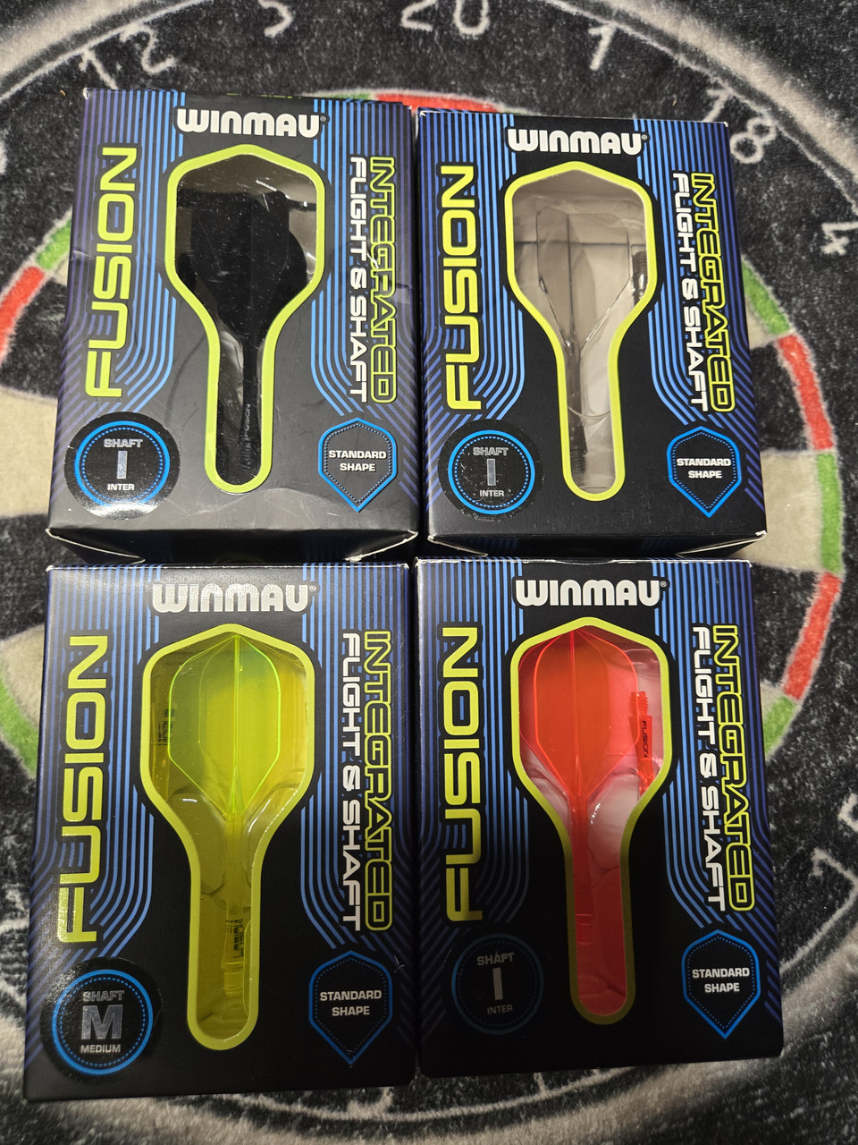 Оперіння для дротиків дартс Winmau Fusion New