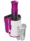 Соковижималка SilverCrest SFE 450 C3 Pink (450 Вт, 30 хвилин роботи, великий завантажувальний отвір), фото 3