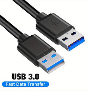Кабель USB 3.0 Type A - Type A 0.3 м (AM/AM) TRY б/е