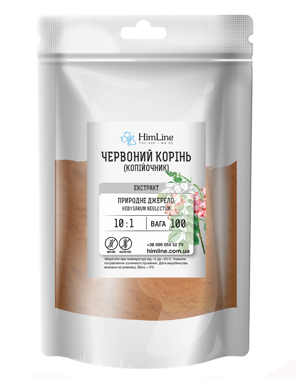 Екстракт копеєчника, червоний корінь, 100 г, фото 1