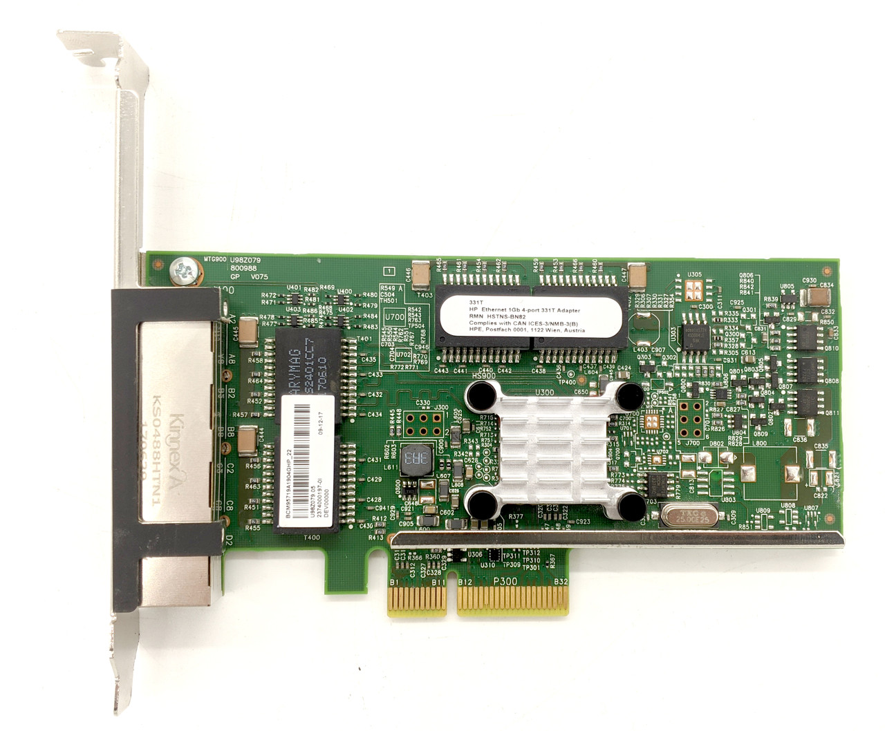 Мережевий Адаптер HP Ethernet 1Gb 4-port 331T Adapter High Profile (HSTNS-BN82)