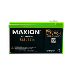 Літієві акумулятори MAXION LiFePO4 MXLFP-12-07 (12V; 7Ah)